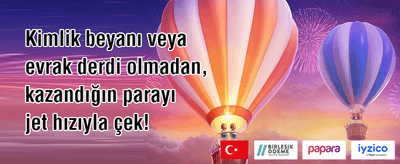 Hoş Geldin Bonusu promotion